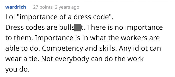 “Wear A Tie? Sure Thing”: Employee Finds A Way To Maliciously Comply With Company’s Ridiculous Dress Code “Wear A Tie? Sure Thing”: Employee Finds A Way To Maliciously Comply With Company’s Ridiculous Dress Code