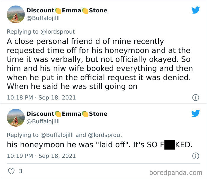 Workers Stories Asking Time Off