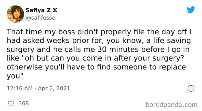 Workers Stories Asking Time Off