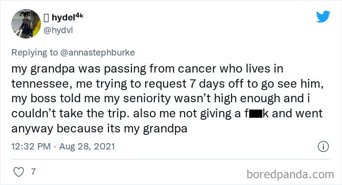 Workers Stories Asking Time Off