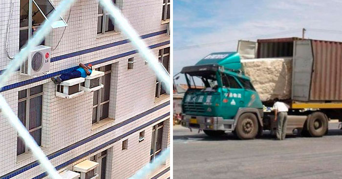 This Online Group Is Dedicated To The Dumbest Work Safety Examples, Here Are 40 Of The Worst (New Pics)
