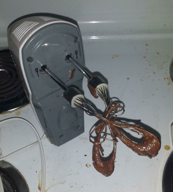 Making Brownies Didn't Go As Planned