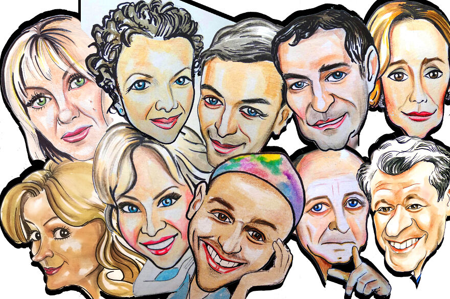 She Drew 14 Characters From Her Favorite TV Series