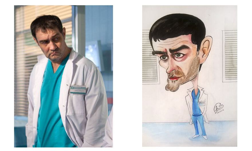 She Drew 14 Characters From Her Favorite TV Series