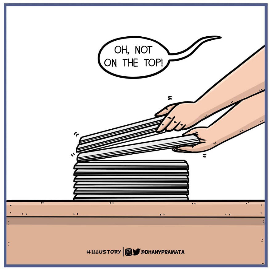 Nobody Wanted Their Schoolwork To Be On Top Of The Pile On The Teacher's Desk