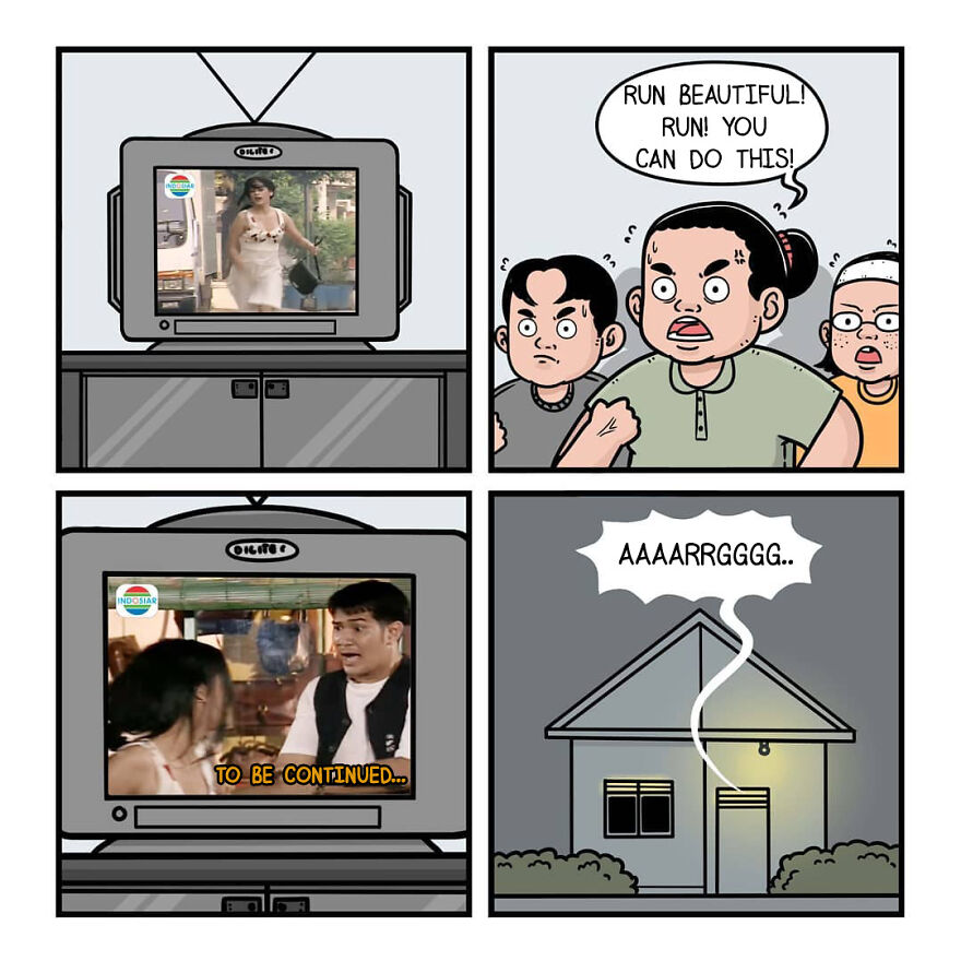 The Family Always Got Together To Watch The Soap Operas