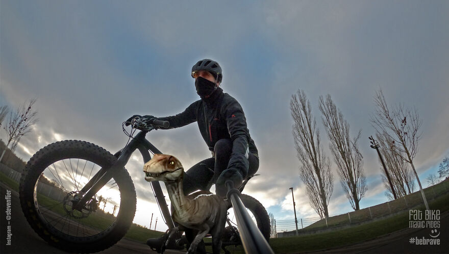 My Magic Fat Bike Rides Or I Can See Dragons Fly … My Magic Fat Bike Rides Or I Can See Dragons Fly …