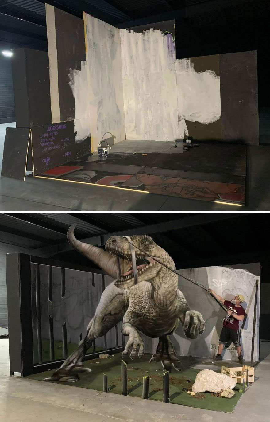 French Artist’s Realistic Graffiti Art That Seems To Jump Off The Wall (43 New Pics)