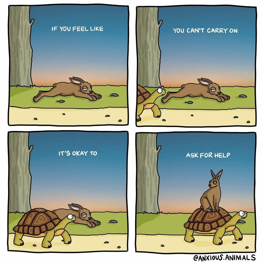 Artist Uses Animals In His Comics To Make Reflections On Life (60 Pics)