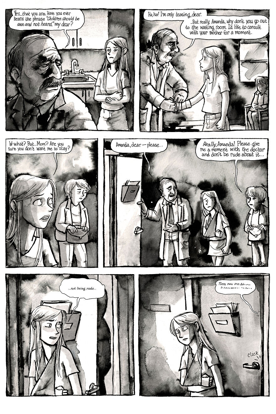 I&rsquo;m Creating A Dark Comic Series That&rsquo;s Full Of Creepy Small-Town Secrets (Part 3 Of My Horror Webcomic)
