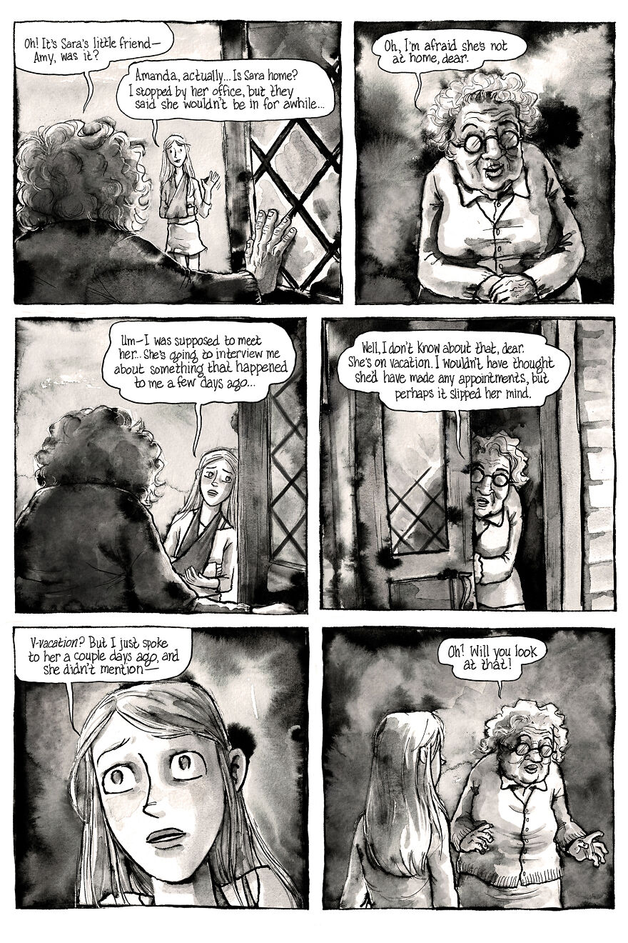 I&rsquo;m Creating A Dark Comic Series That&rsquo;s Full Of Creepy Small-Town Secrets (Part 3 Of My Horror Webcomic)
