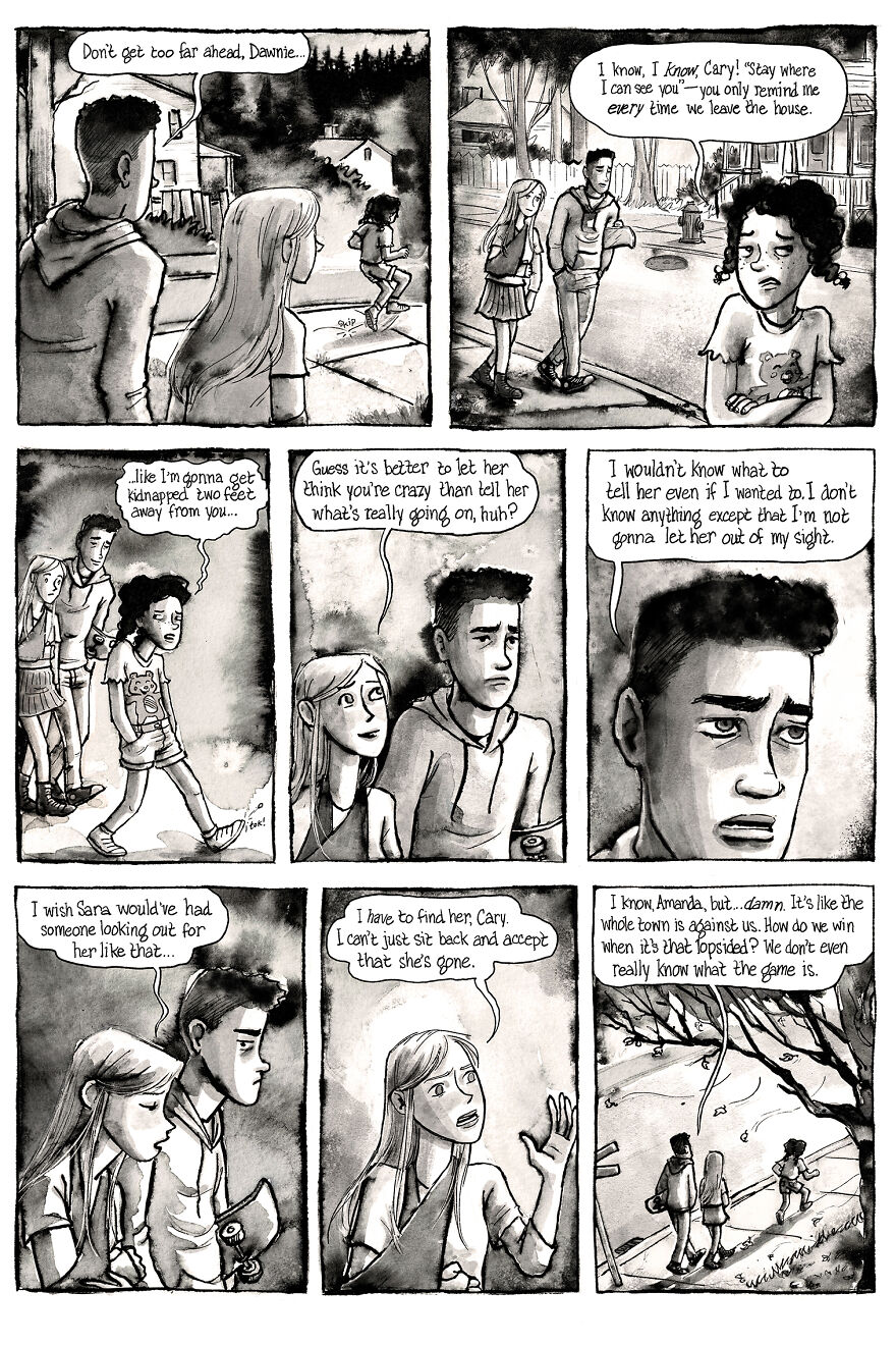 I&rsquo;m Creating A Dark Comic Series That&rsquo;s Full Of Creepy Small-Town Secrets (Part 3 Of My Horror Webcomic)