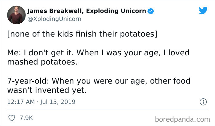 Funny-Parenting-Tweets-Xploding-Unicorn-James-Breakwell