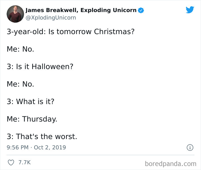Funny-Parenting-Tweets-Xploding-Unicorn-James-Breakwell