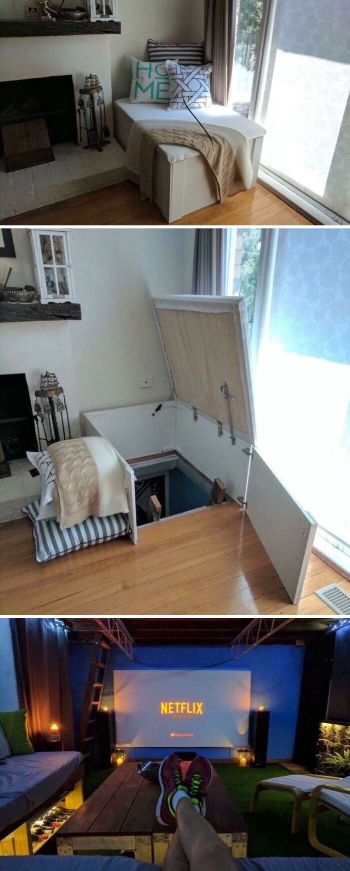 Búnker de cine en casa