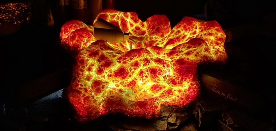 I Created Dragon Book Lamp To Try Out Some New Techniques