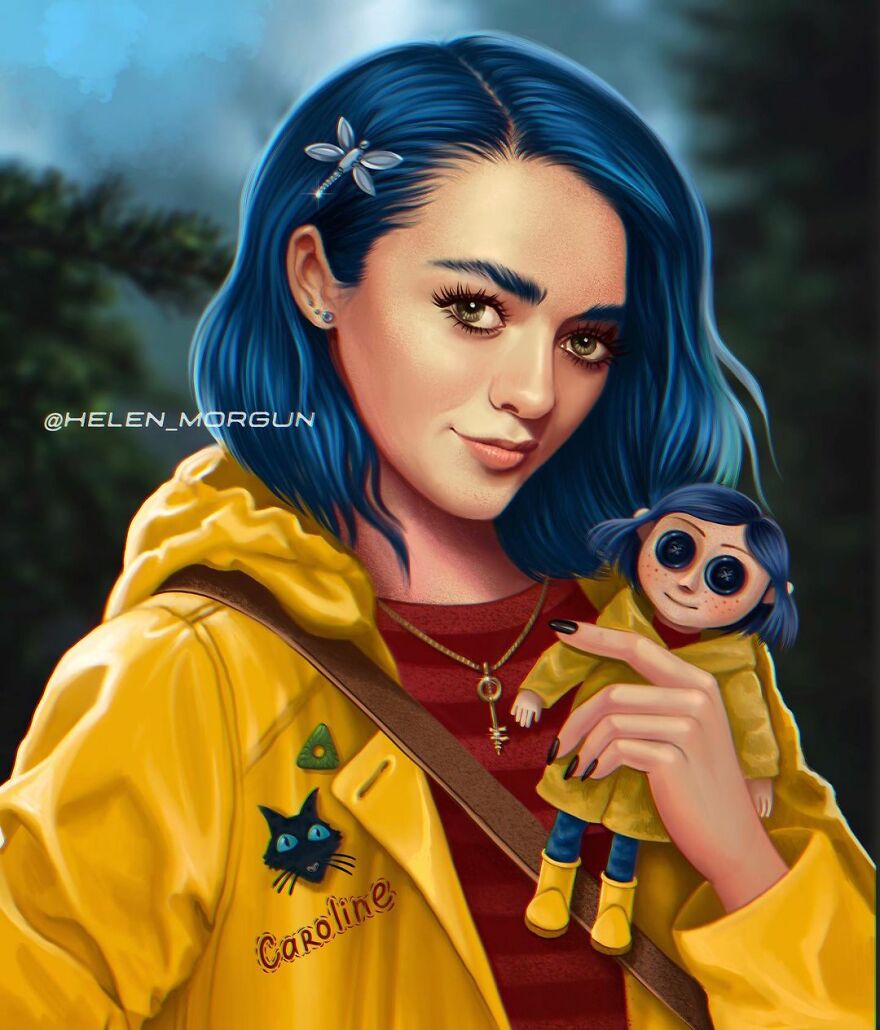 Maisie Williams As Coraline