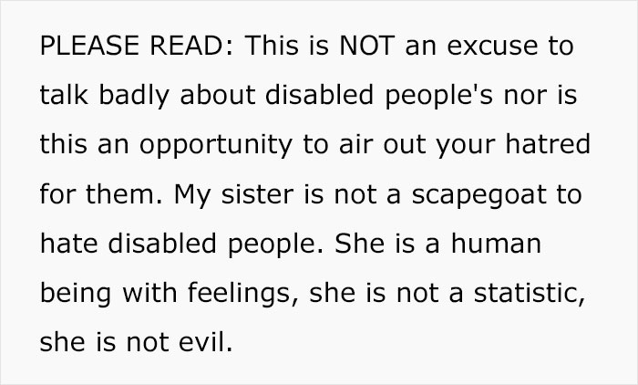 "Do Not Speed Read This": Bride Refuses To Invite Autistic Sister To Her Wedding As She Can't Comprehend Boundaries