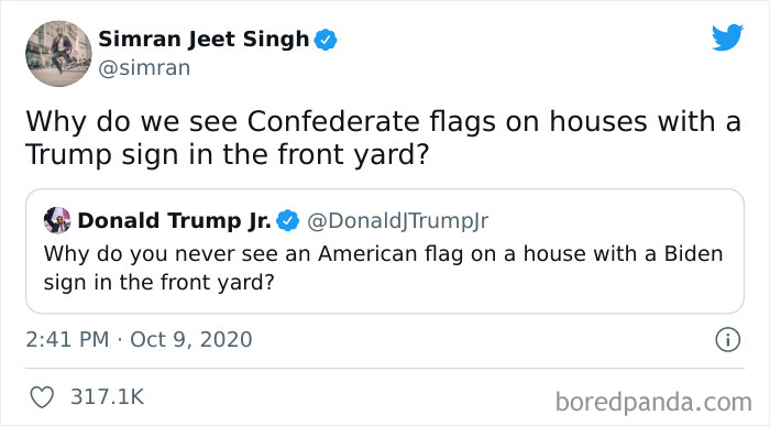 It's Because Trump Has Made Us Completely Embarrassed When Faced By The World