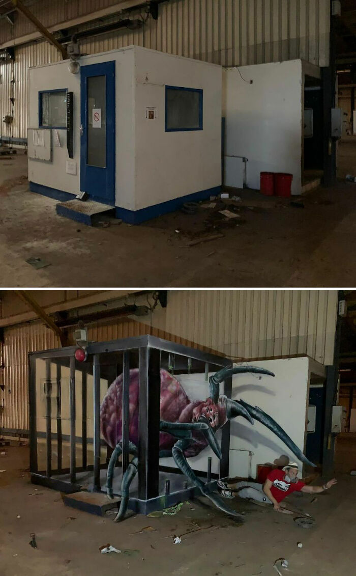 French Street Artist Paints 3D Creature Graffiti And It’s Not For The Faint Of Heart (30 New Pics)