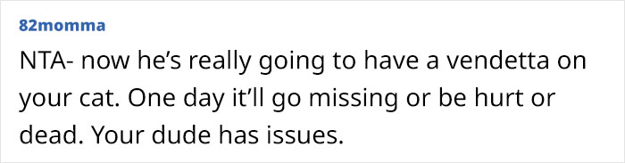 Woman Is Asking If She Was A Jerk For Kicking Her Boyfriend Out Of Her Apartment When She Overheard Him Talking Maliciously To Her Cat