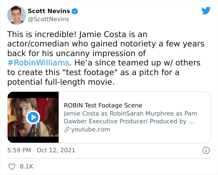 &ldquo;I Wasn&rsquo;t Ready For This&rdquo;: This Man&rsquo;s Impression Of Robin Williams Is So Good, People Demand A Full Biopic