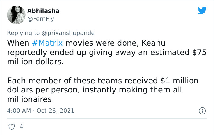 &ldquo;Best Wrap Gift Ever&rdquo;: Keanu Reeves Gifts His John Wick 4 Stuntmen A $10,000 Rolex Each As A Thank-You Gift