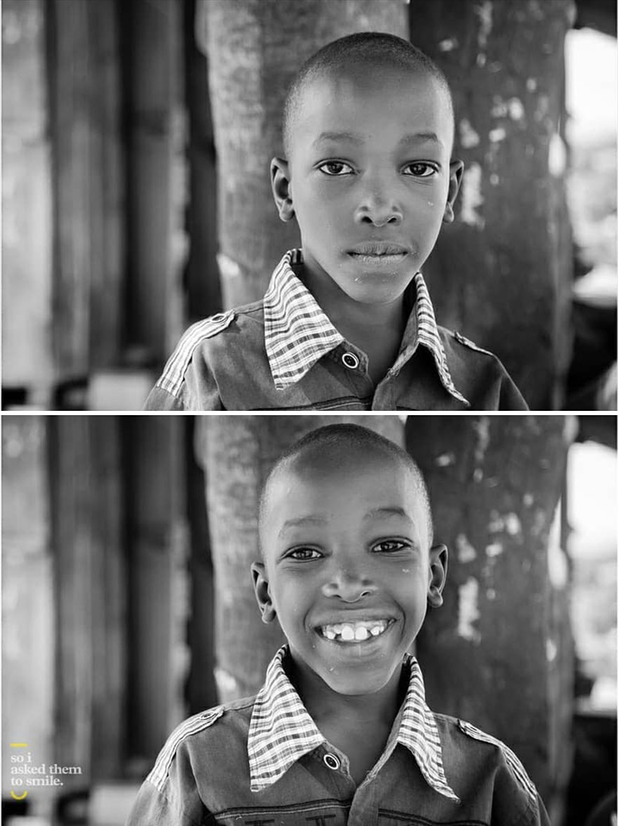 A Photographer Asked Strangers To Smile To Show The Power Of A Smile (New Pics)