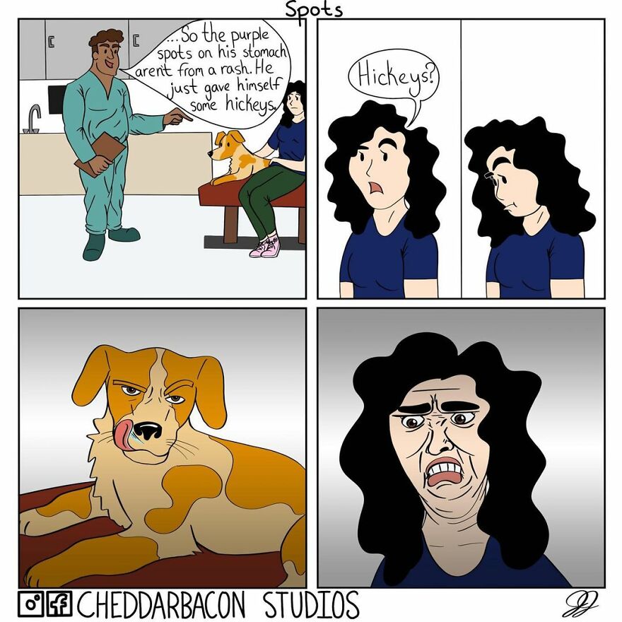 Meet Out The Simple And Hilarious Comics Made To Make You Laugh Of 'Cheddarbacon Studios'(37 Pics)