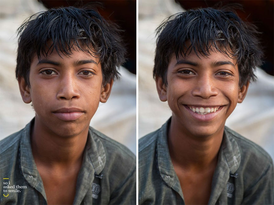 A Photographer Asked Strangers To Smile To Show The Power Of A Smile (New Pics)