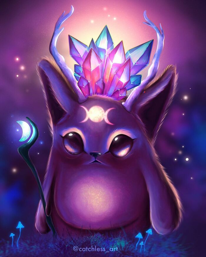 I Create Cute Glowing Monsters From Outer Space (28 Pics)