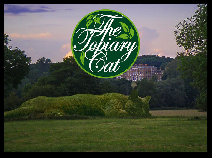 This 75-Year-Old Artist Creates Edits Of Bushes In Honor Of His Deceased Cat