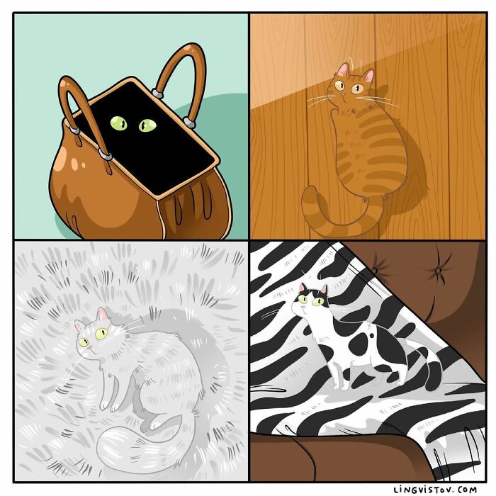 Artist Illustrates What It's Like To Live With A Cat (30 New Pics)