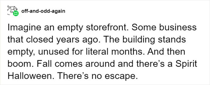 "You People Are Insane": People Online Are Surprised By Halloween Stores In The US That Are Only There For This Specific Period Of Time "You People Are Insane": People Online Are Surprised By Halloween Stores In The US That Are Only There For This Specific Period Of Time