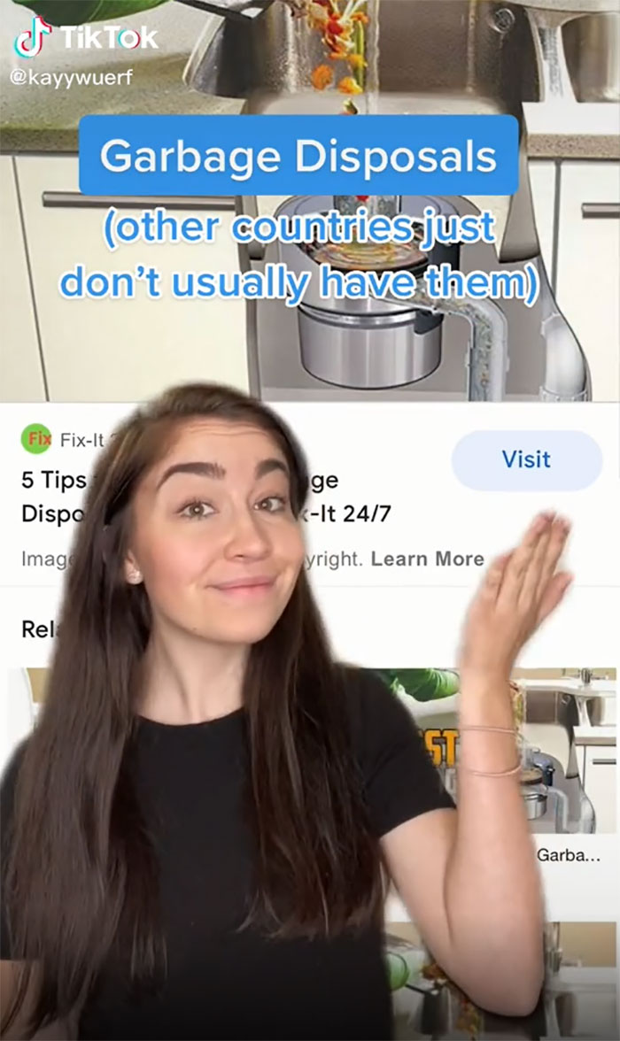Garbage Disposals(Other Countries Just Don't Usually Have Them)