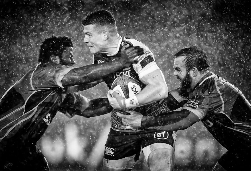 Scott Williams Tries To Break Through, Sports In Action