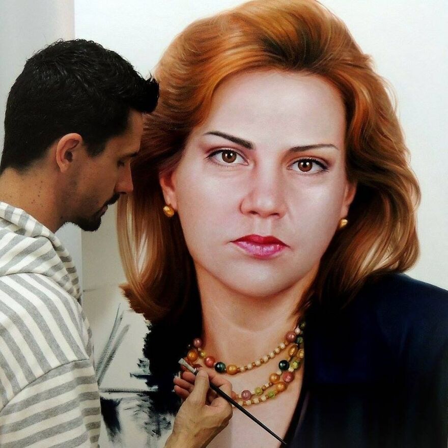 Brazilian Artist Creates Oil Paintings That Look Like Photographs (45 Pics)