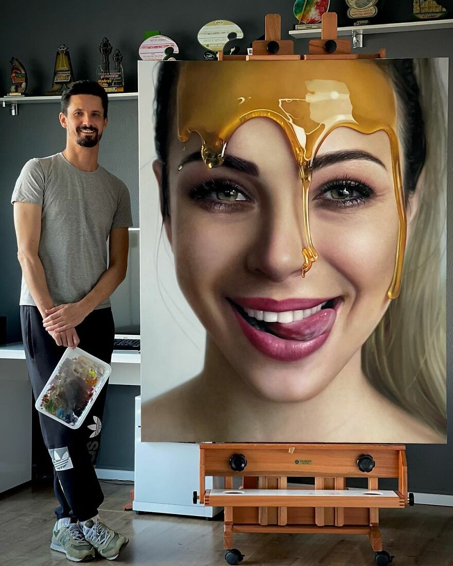 Brazilian Artist Creates Oil Paintings That Look Like Photographs (45 Pics)