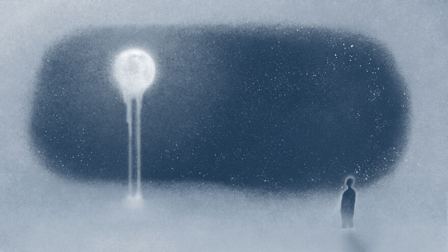 I Visualized Solitude Through Some Drawings