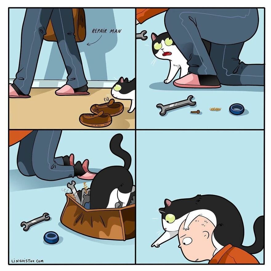 Comics That Those With A Cat Will Understand Perfectly (86 New Pics)