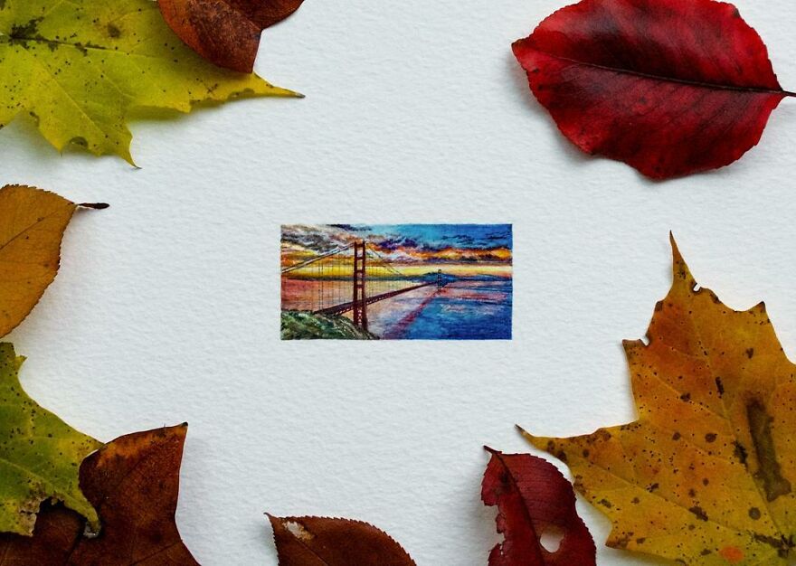 I Want You To Stop And Appreciate The Little Things In Life So I Create Miniature Paintings