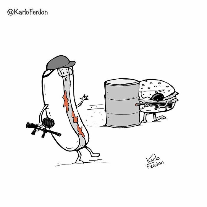 Karlo Fedon's Silent, Minimalist Humor (57 New Pics)