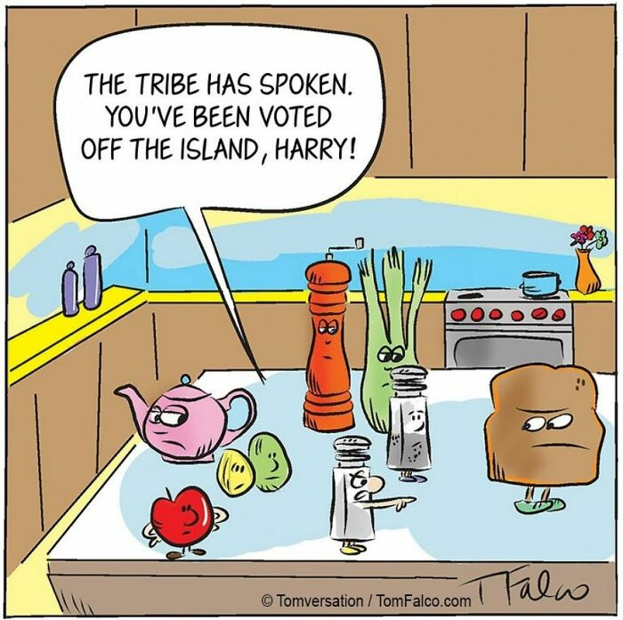 Funny Stories Told With Only One Panel By 'Tomversation'