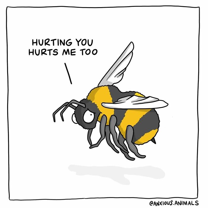 30 Funny And Relatable "Anxious Animals" Comics