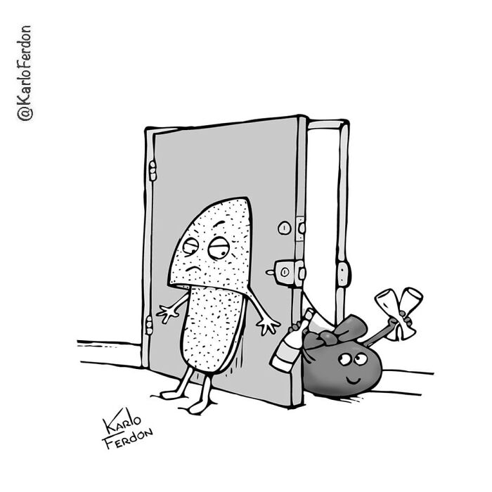 Karlo Fedon's Silent, Minimalist Humor (57 New Pics)