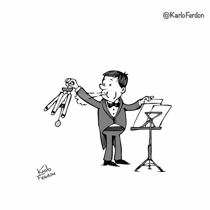 Karlo Fedon's Silent, Minimalist Humor (57 New Pics)