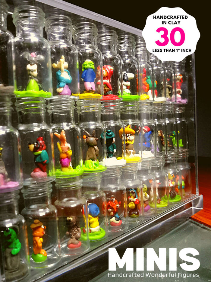 I Created These Tiny Figures With My Own Hands For All Of You! Minis Coming Soon On Kickstarter!
