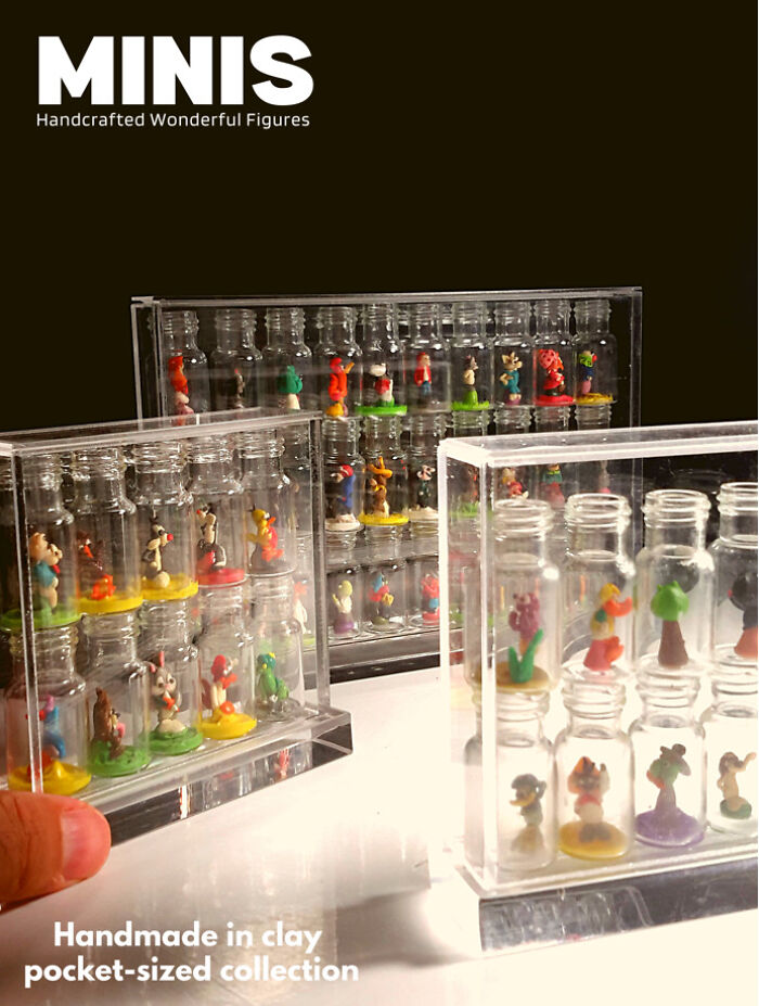 I Created These Tiny Figures With My Own Hands For All Of You! Minis Coming Soon On Kickstarter!