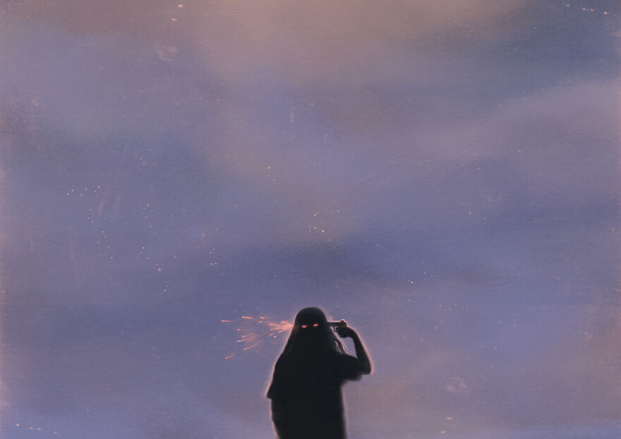 I Visualized Solitude Through Some Drawings