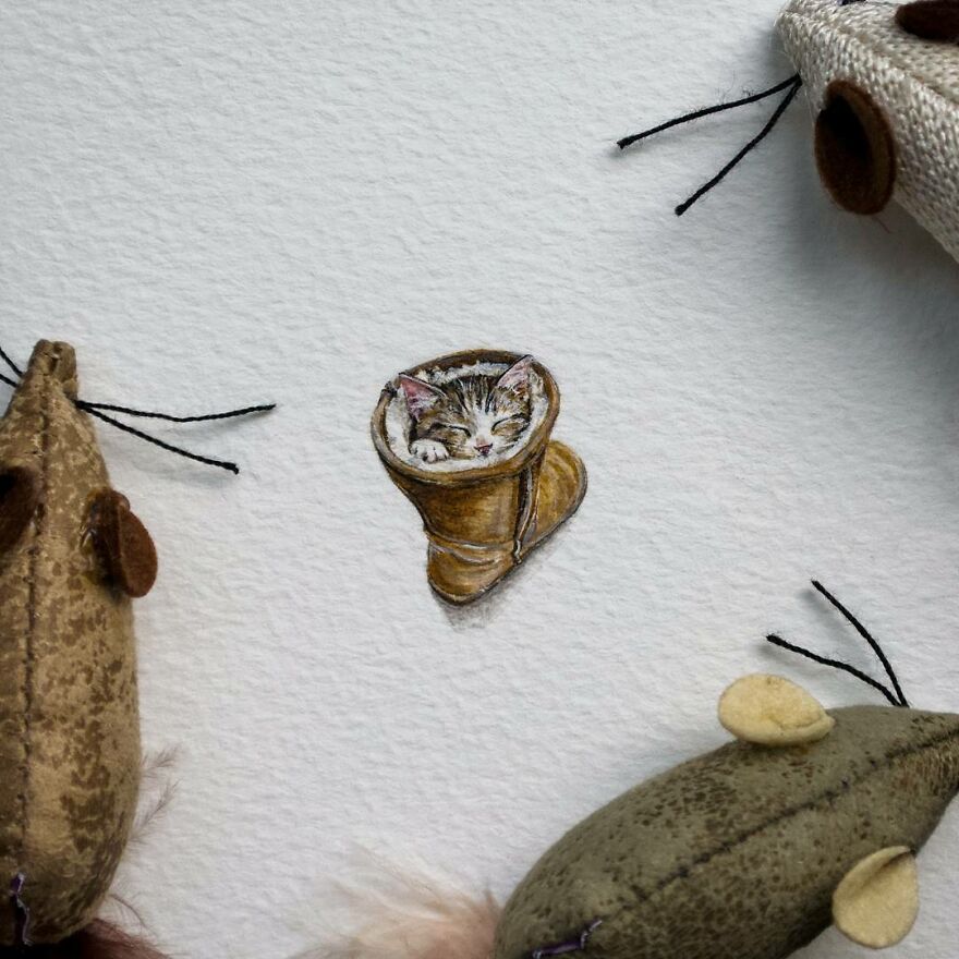 I Want You To Stop And Appreciate The Little Things In Life So I Create Miniature Paintings